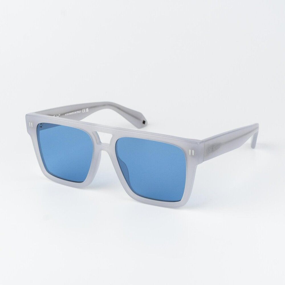 Off-White SPRINGFIELD Women Sunglasses Grey Blue OERI133 0945 NEW AUTHENTIC